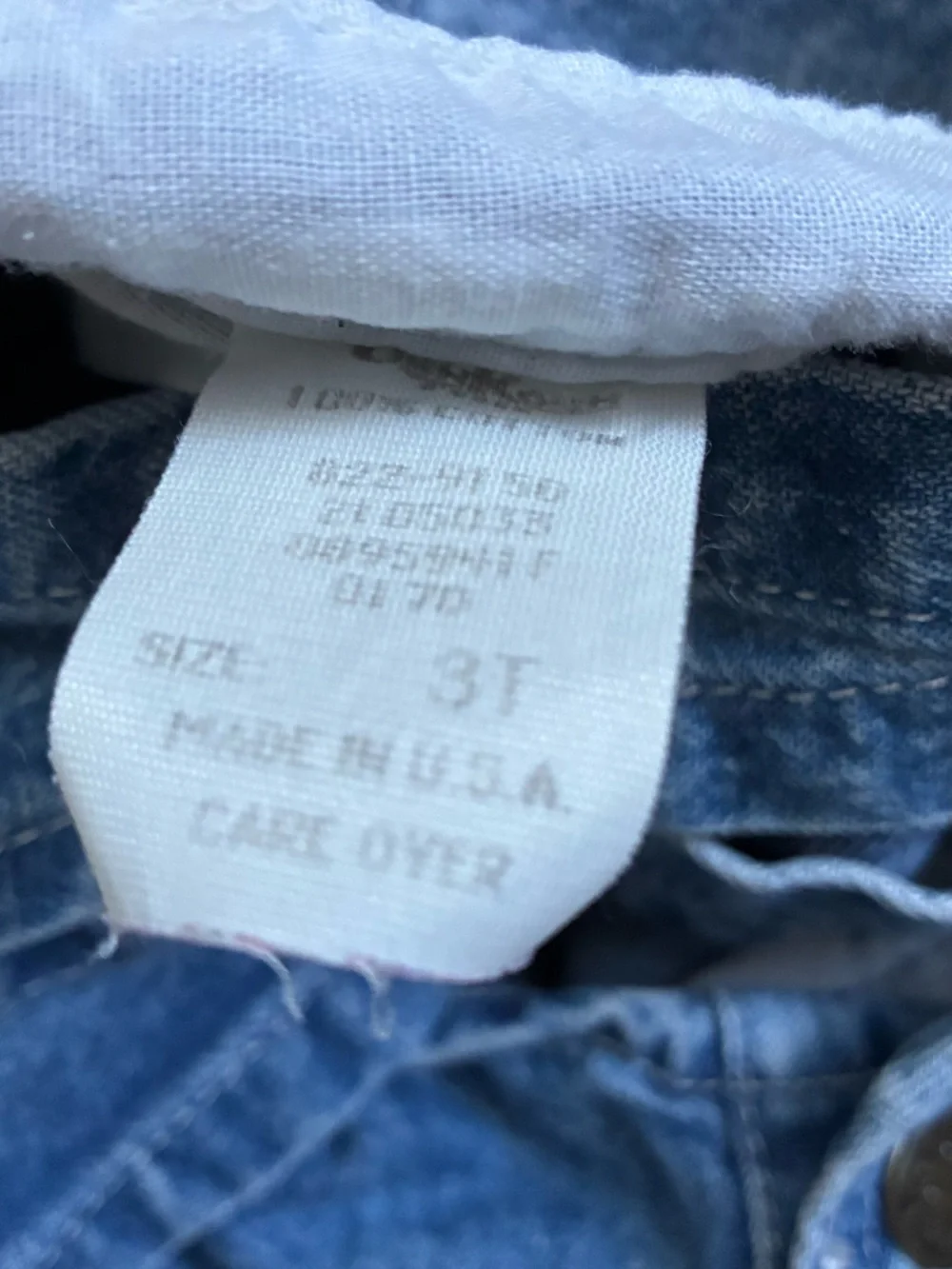 OshKosh Vintage Overalls 3T made in USA